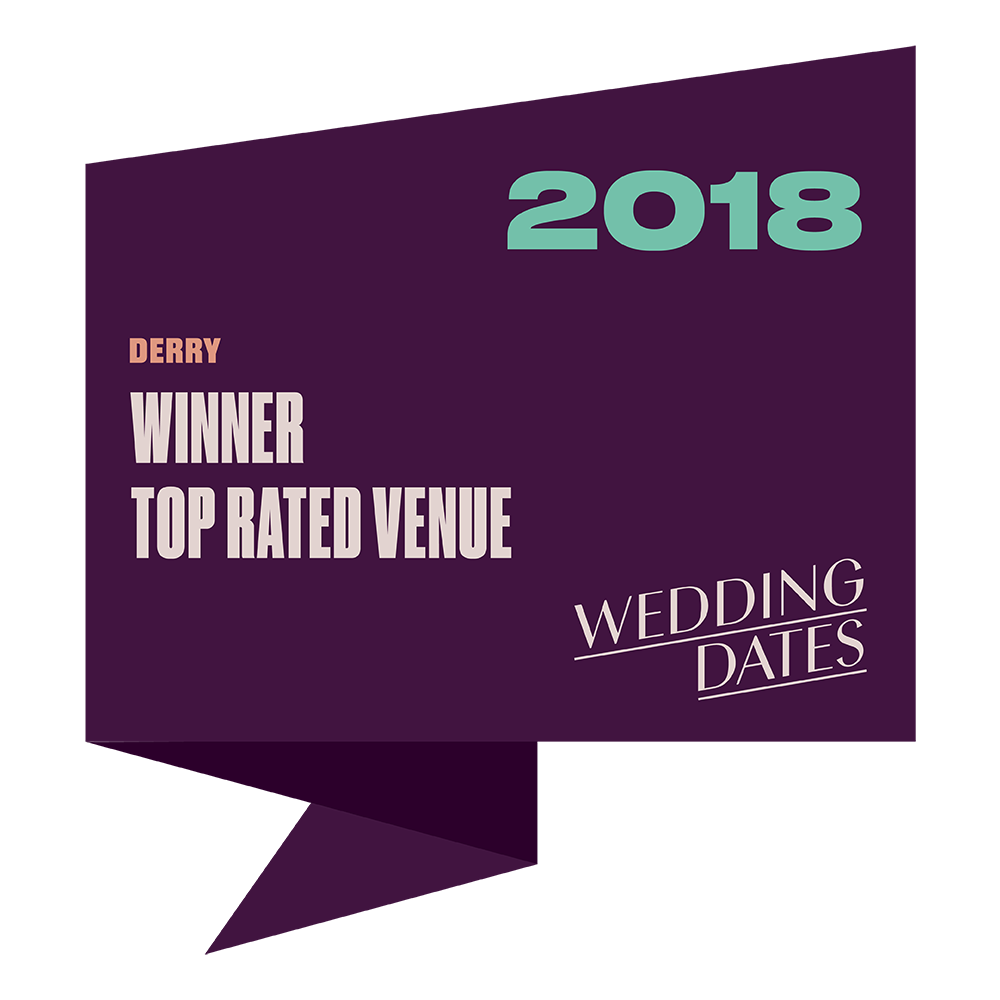 Top Rated Wedding Venue in Derry 2018 Top Rated Wedding Venue in Derry 2018