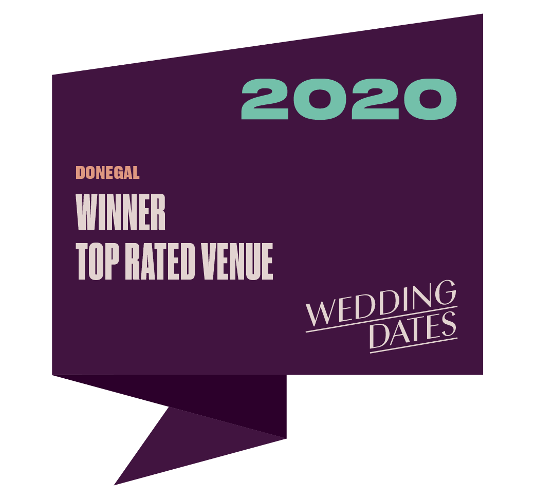 Top Rated Wedding Venue in Donegal 2020 Badge